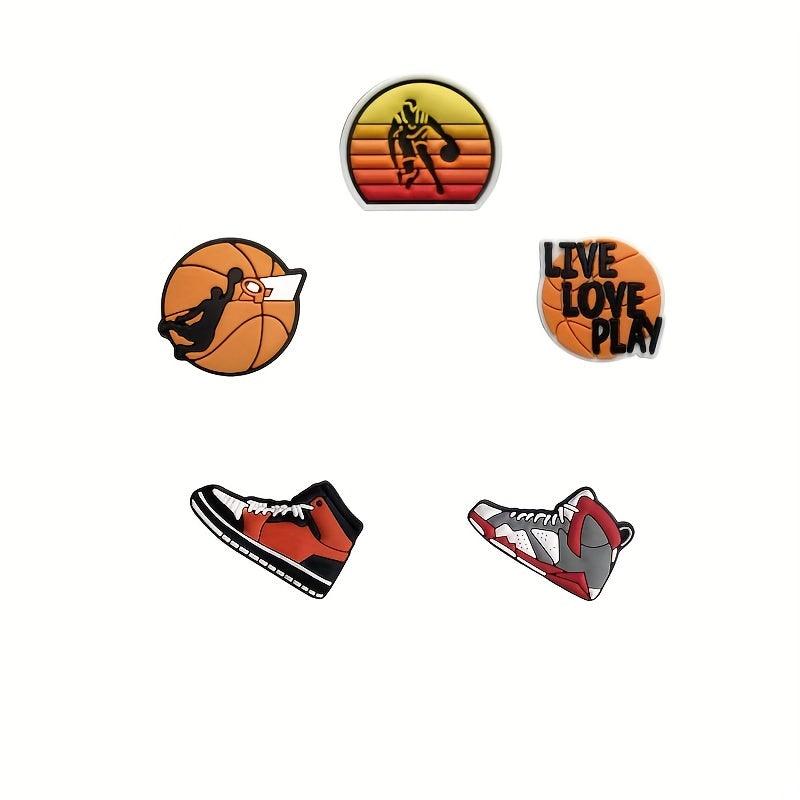 16PCS Basketball Shoe Charm Clog Shoe Charm Shoe Decoration