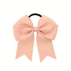 Dovetail Streamer Bow Hair Tie Leather Hair Rope