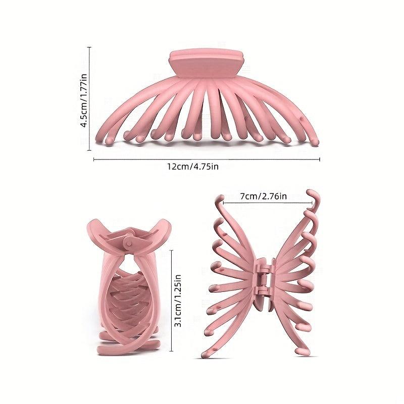 Matte Large Hair Claw Nonslip Ponytail Holder Hair Clip Women Girls