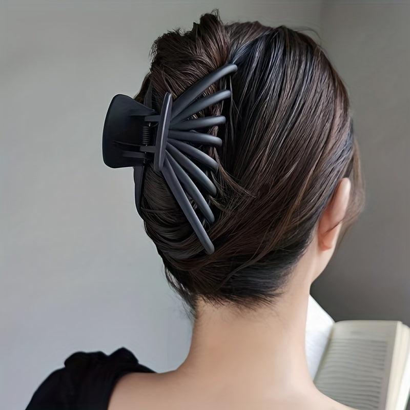 Matte Large Hair Claw Nonslip Ponytail Holder Hair Clip Women Girls
