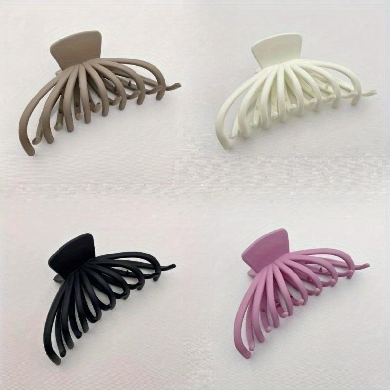 Matte Large Hair Claw Nonslip Ponytail Holder Hair Clip Women Girls