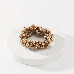 Sweet Faux Pearl Hair Tie Ponytail Holder Hair Rope Women Girls Accessories