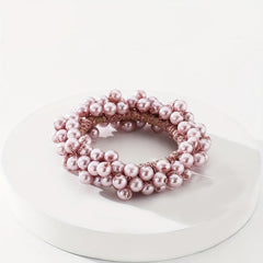 Sweet Faux Pearl Hair Tie Ponytail Holder Hair Rope Women Girls Accessories