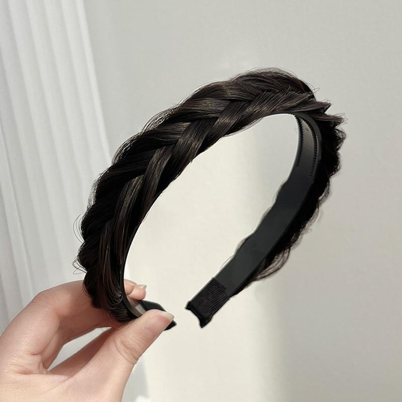 Fishbone Braids Hairbands Hair Hoop Headwear