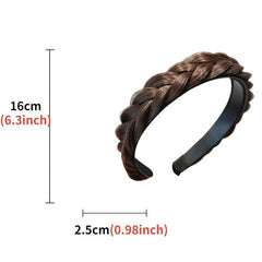 Fishbone Braids Hairbands Hair Hoop Headwear