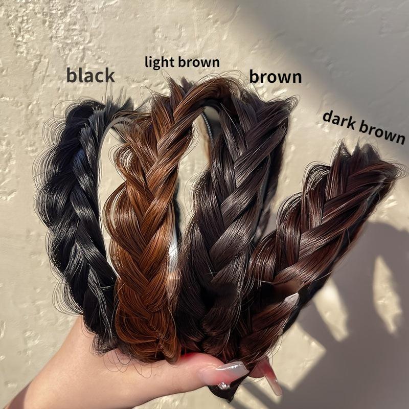 Fishbone Braids Hairbands Hair Hoop Headwear