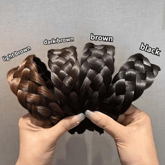 Fishbone Braids Hairbands Hair Hoop Headwear
