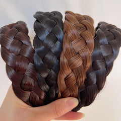 Fishbone Braids Hairbands Hair Hoop Headwear