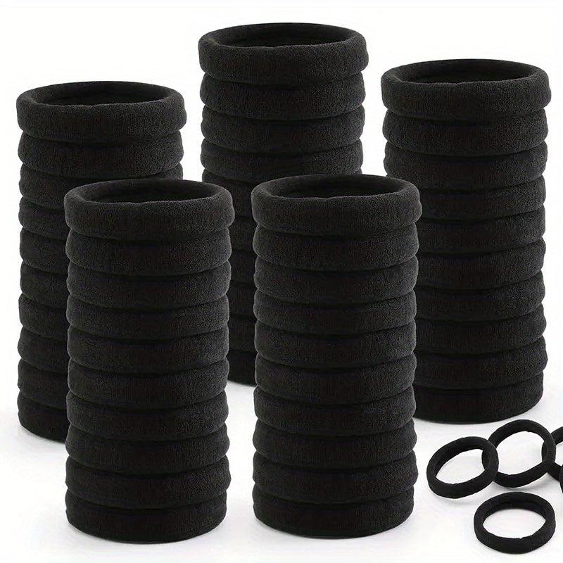 120pcs Elastic Hair Rope Seamless Hair Ring for Women
