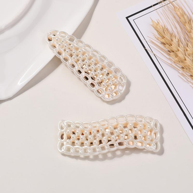 2pcs Resin Hair Clip Duck Billed Style Hair Clip For Women Girls