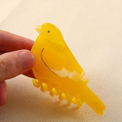Acrylic Bird Shape Hair Claw Non slip Shark Claw Hair Accessories