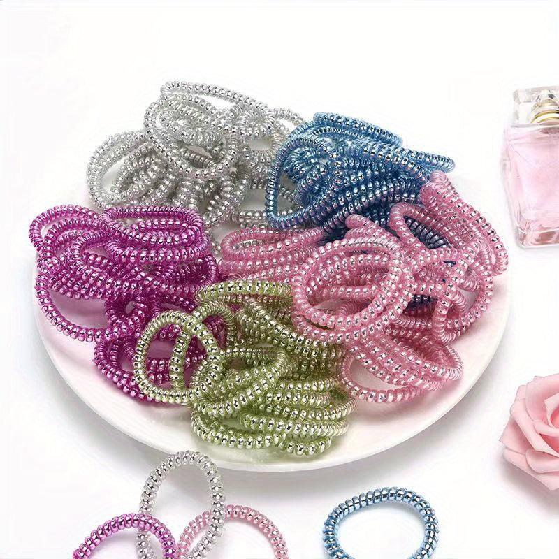 Spiral Hair Tie Elastic Ponytail Holder Hair Accessories