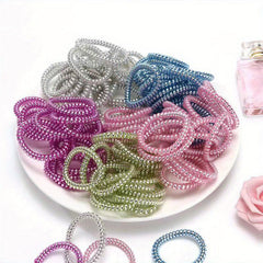 Spiral Hair Tie Elastic Ponytail Holder Hair Accessories