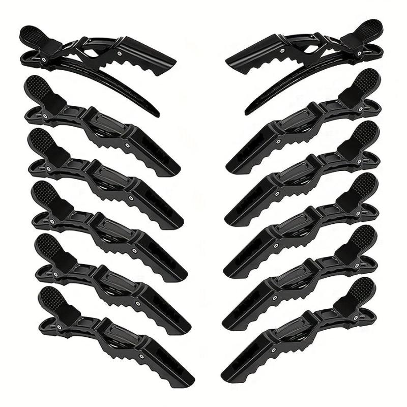 12pcs Hair Clip Basic Duck Billed Clip Hair Styler Women's Hair Accessories