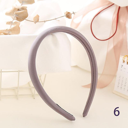 Silk Satin Sponge Headband Hairband for Women