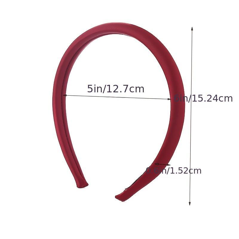 Silk Satin Sponge Headband Hairband for Women