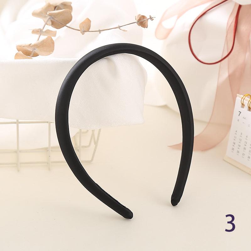 Silk Satin Sponge Headband Hairband for Women