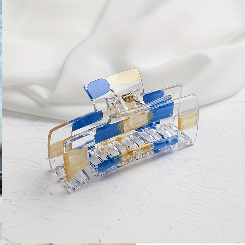 Transparent Hair Claw Large Shark Claw Ponytail Holder Hair Accessory