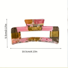 Transparent Hair Claw Large Shark Claw Ponytail Holder Hair Accessory