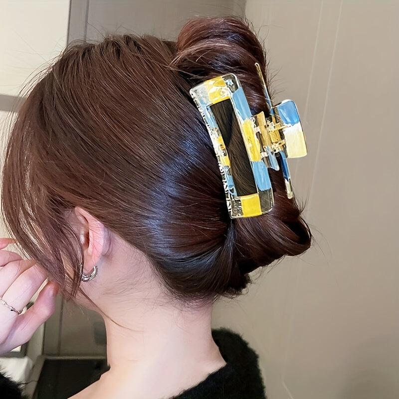 Transparent Hair Claw Large Shark Claw Ponytail Holder Hair Accessory