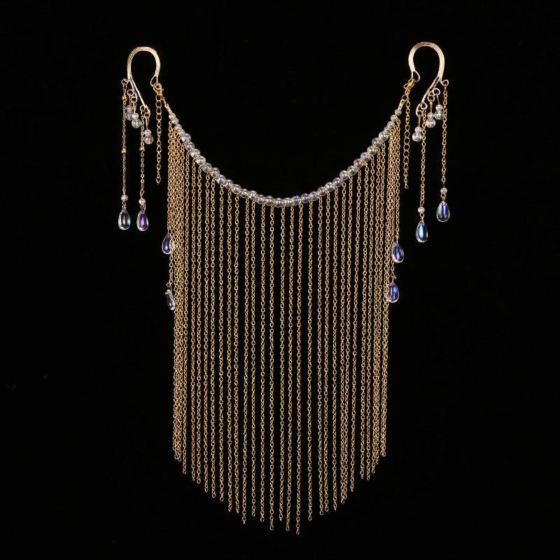 Antique Chinese Face Curtain Hanfu Hair Accessory