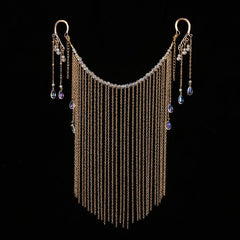 Antique Chinese Face Curtain Hanfu Hair Accessory