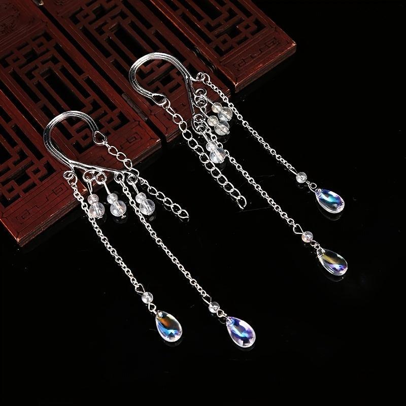 Antique Chinese Face Curtain Hanfu Hair Accessory
