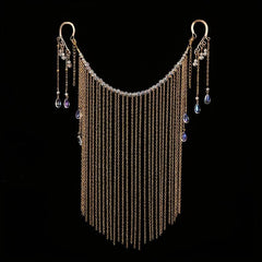 Antique Chinese Face Curtain Hanfu Hair Accessory