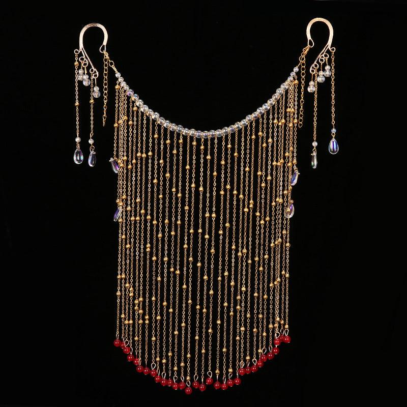 Antique Chinese Face Curtain Hanfu Hair Accessory