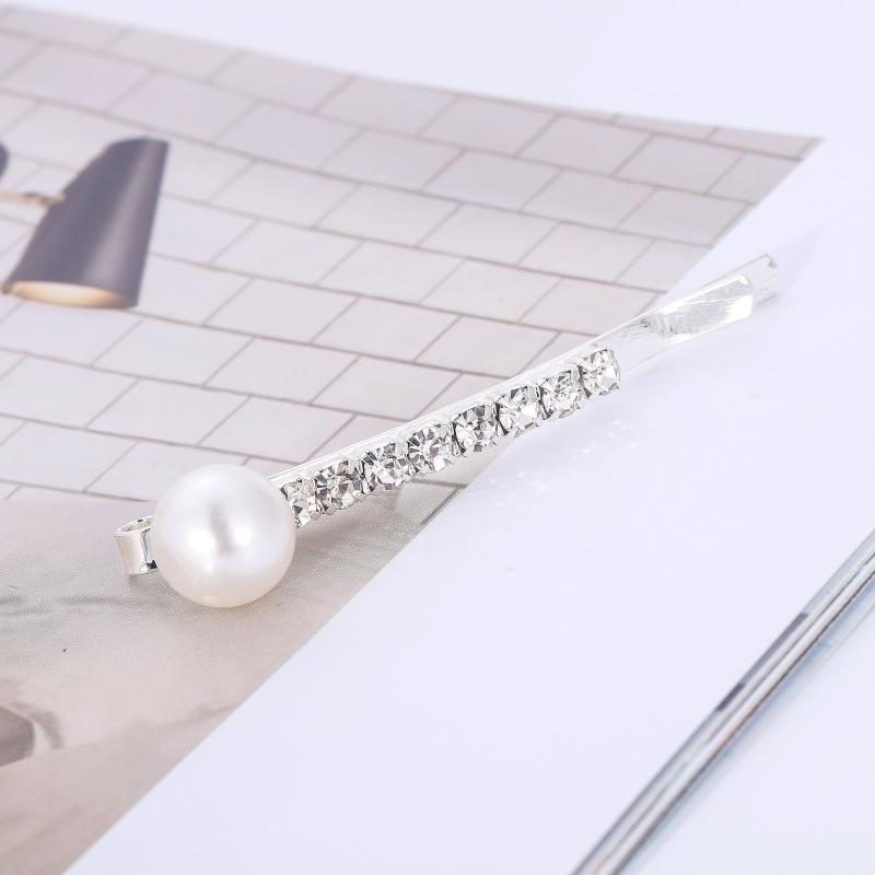 Rhinestone Bobby Pins Faux Pearl Hair Barrettes