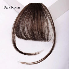 Natural Clip In Air Bangs Fringe Synthetic Hair Extensions One Piece Hairpiece
