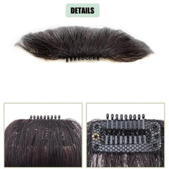 Natural Clip In Air Bangs Fringe Synthetic Hair Extensions One Piece Hairpiece
