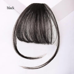 Natural Clip In Air Bangs Fringe Synthetic Hair Extensions One Piece Hairpiece
