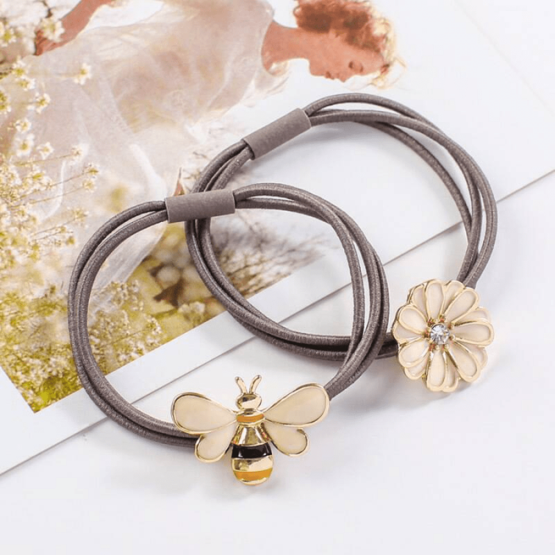 Daisy Flower Head Rope Women's Hair Accessories