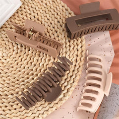 8pcs Large Rectangle Hair Claw for Thick Hair Style Hair Accessories
