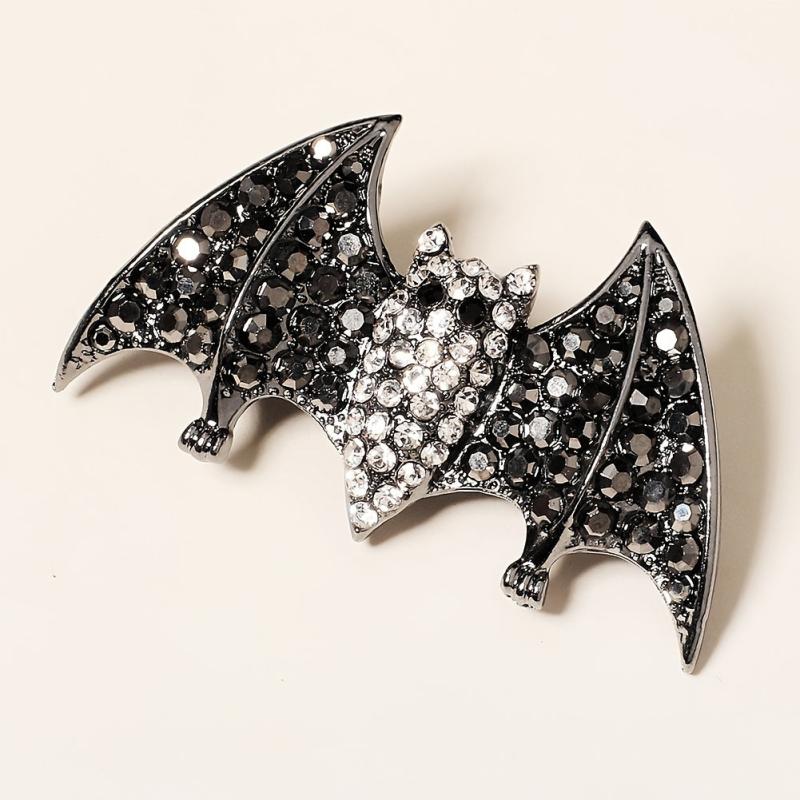 Spider Hair Pin Rhinestone Gothic Punk Crystal Bobby Pin Halloween Accessory