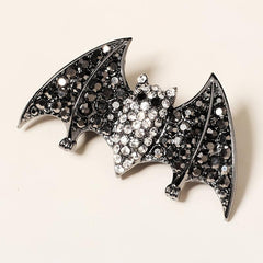 Spider Hair Pin Rhinestone Gothic Punk Crystal Bobby Pin Halloween Accessory
