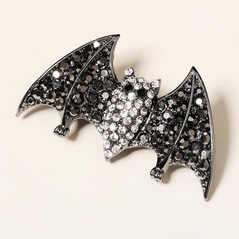 Spider Hair Pin Rhinestone Gothic Punk Crystal Bobby Pin Halloween Accessory