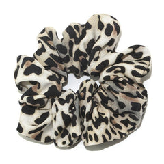Leopard Hair Scrunchies Sleep Soft Scrunchie for Women Girls