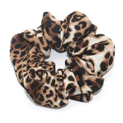 Leopard Hair Scrunchies Sleep Soft Scrunchie for Women Girls