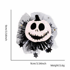 Halloween Theme Hair Clip Pumpkin Ghost Eyeball Decor Duck Billed Clip