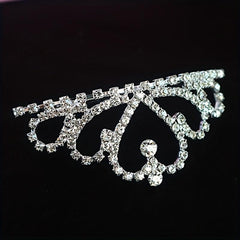 Crystal Rhinestone Crown Tiara Birthday Wedding Hair Accessories