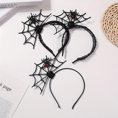 Halloween Head Hoop Spider Net Hair Accessory Party Decoration