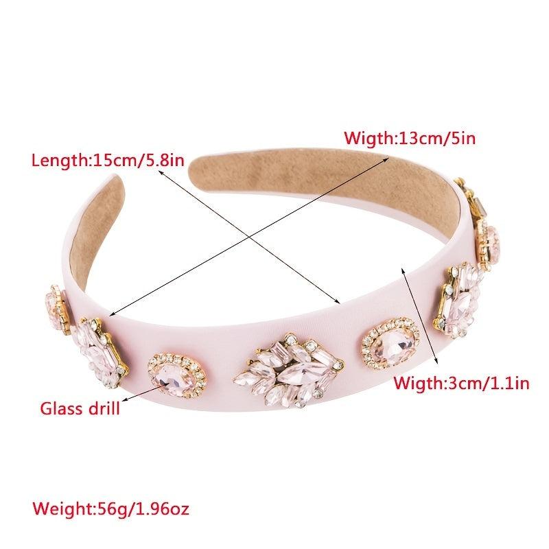 Crystal Rhinestone Beaded Headband