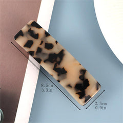 Acetic Acid Acrylic Barrette Occipital Bun Hair Clip