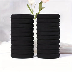 100pcs Hair Ties For Thick Hair No Damage Ponytail Holders