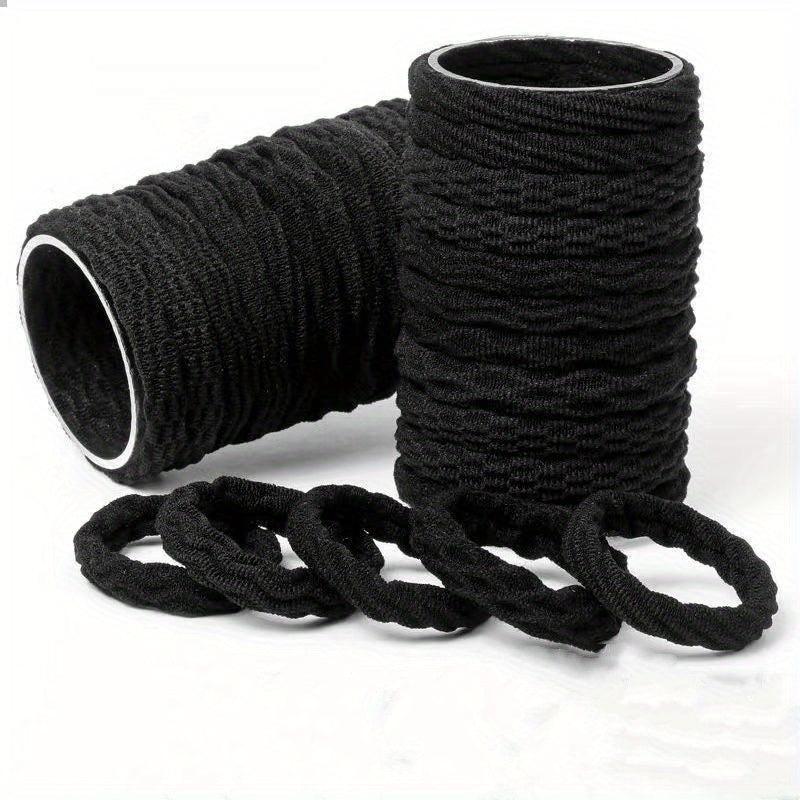 100pcs Hair Ties For Thick Hair No Damage Ponytail Holders