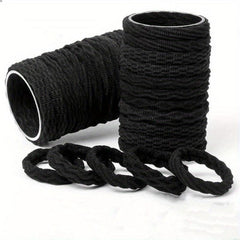 100pcs Hair Ties For Thick Hair No Damage Ponytail Holders