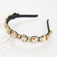 Sparkly Bejewelled Headband for Women Crystal Rhinestone Boho Hairband
