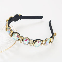 Sparkly Bejewelled Headband for Women Crystal Rhinestone Boho Hairband